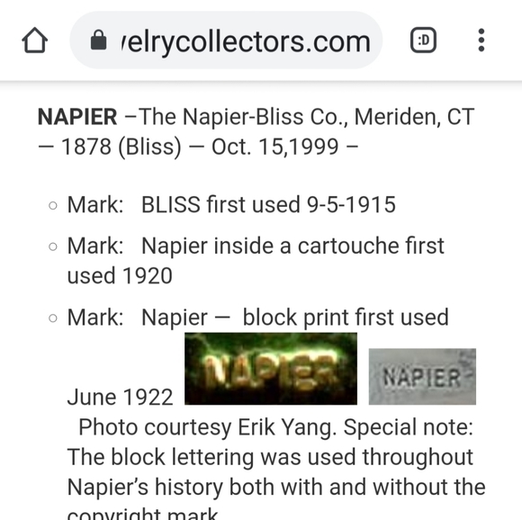 Napier 1923 AB necklace stones sublime●EUC - Picture 10 of 12